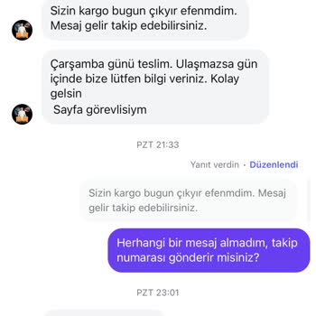 Bir Haftadır Bekleyen Sipariş Ve Kargo Sorunu