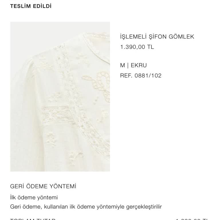 Zara Sent Me a Defective Blouse and Won’t Process My Refund