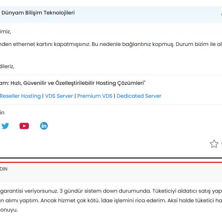 VPS Sunucu Hizmetinde Güven Ve Erişim Sorunları