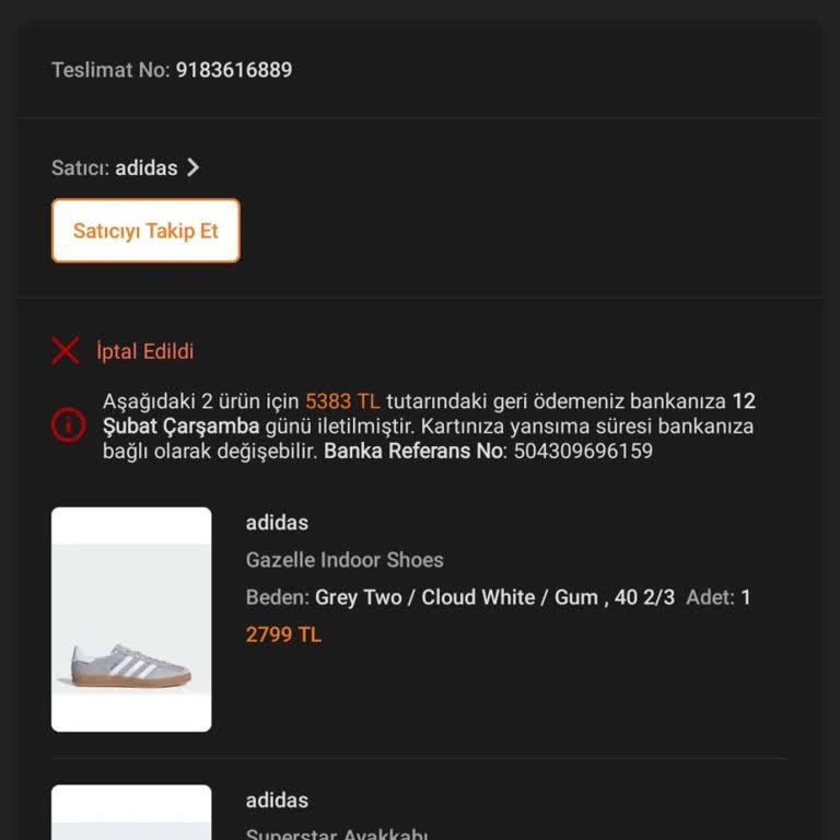 Sipariş İptali Ve Fiyat Farkı Mağduriyeti