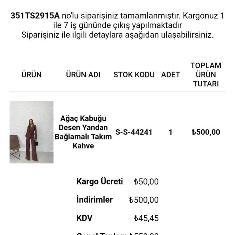 Ürün Teslimatında Gecikme Ve İletişim Sorunu