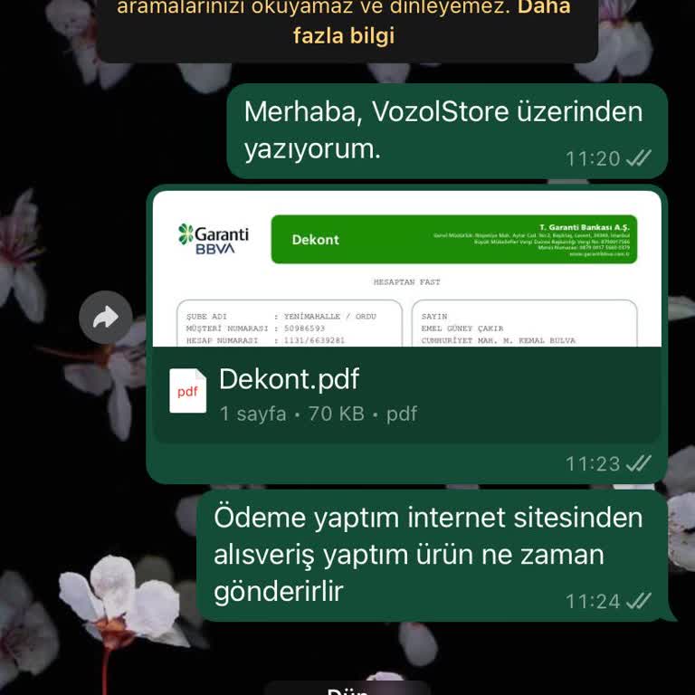 İletişim Eksikliği Ve Sipariş Sorunu