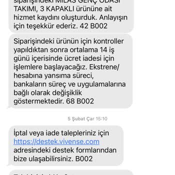 Vivense'den Alınan Ürünlerin Teslimat Sorunu Ve İade Krizi