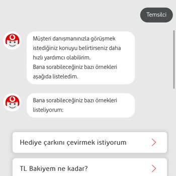 Vodafone'un Teklif Sunmayan İşlevsiz Hizmeti