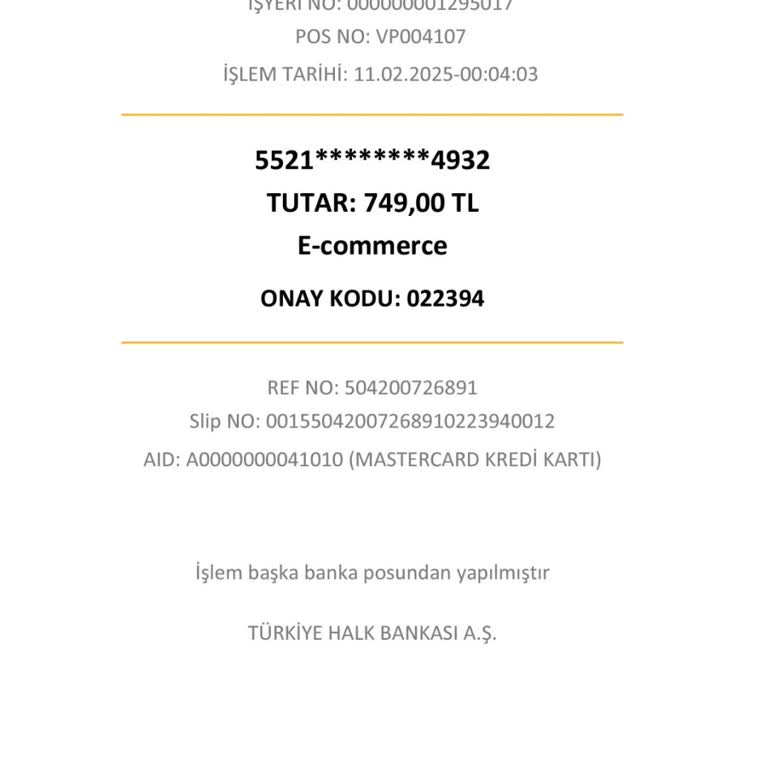İzinsiz Kredi Kartı Kesintisi Sorunu