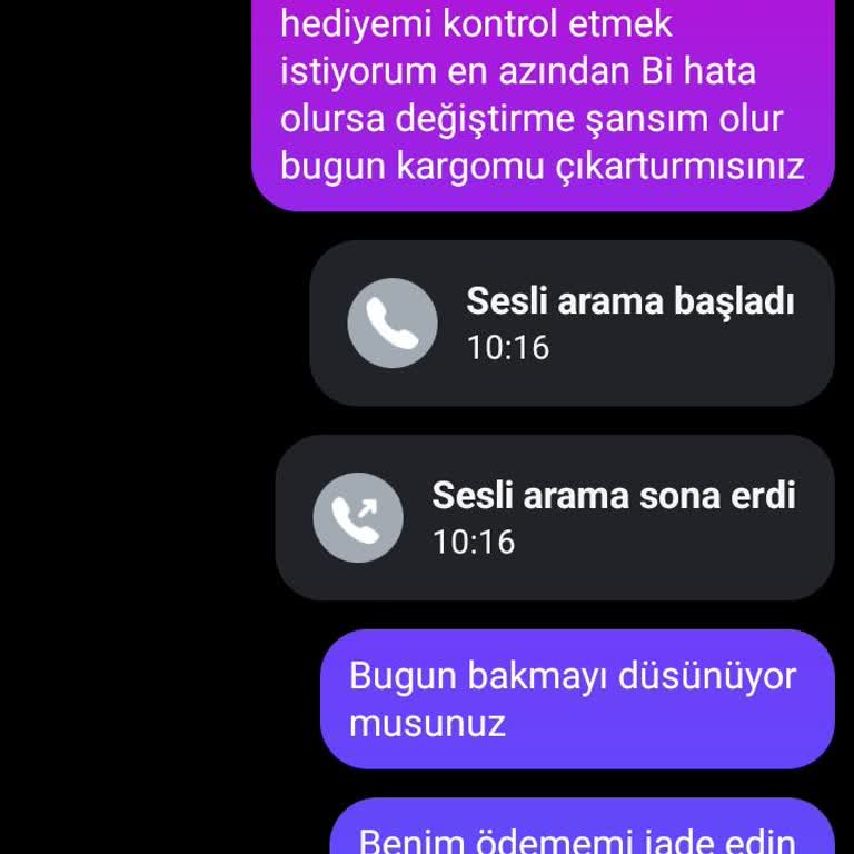 Kargom Çıkmadı, Paramı Geri İstiyorum