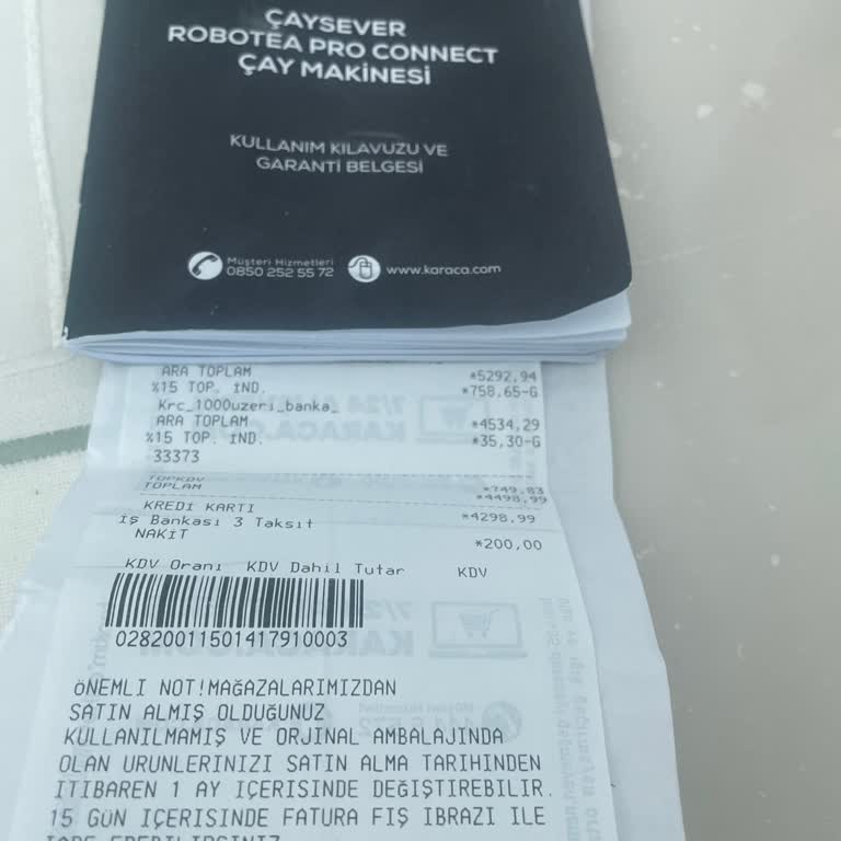 Karaca Çay Makinesi İle Sürekli Arıza Sorunu