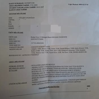 Teknosa'dan Alınan Xiaomi Telefonun Bitmeyen Sorunları