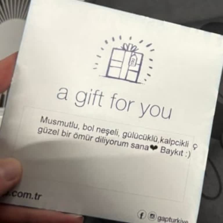 Hediye Notu Ve Müşteri Hizmeti Hayal Kırıklığı