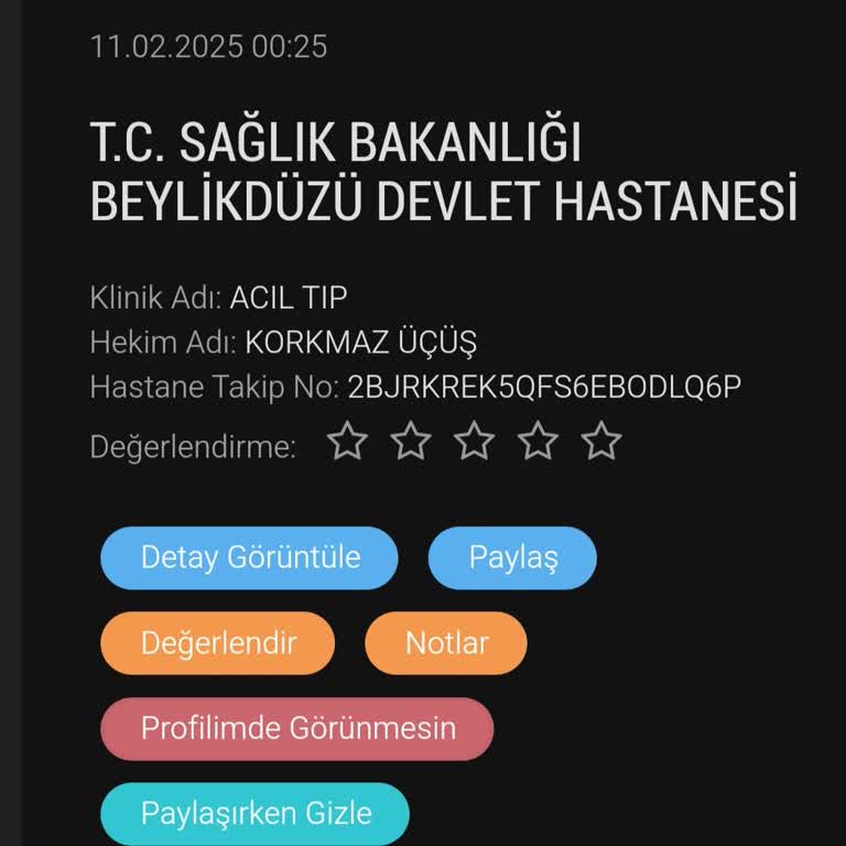 Hastaneden Alınamayan Rapor Mağduriyeti