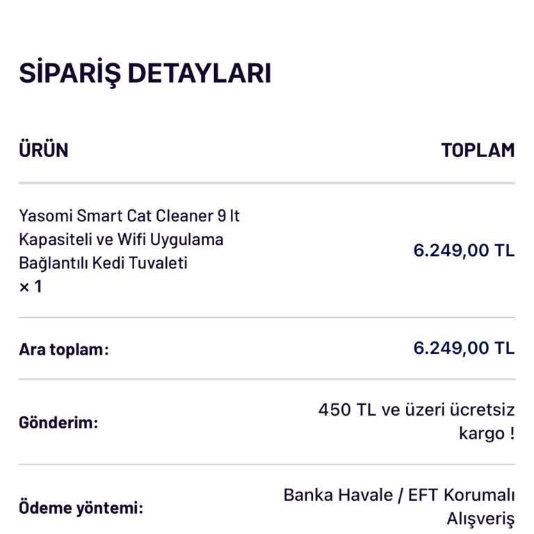 Hepsipetshop'tan Aldığım Ürün Kargolanmadı, İade İstiyorum