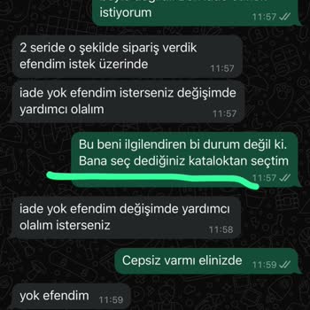 Yanlış Ürün Gönderimi Ve İade Sorunu