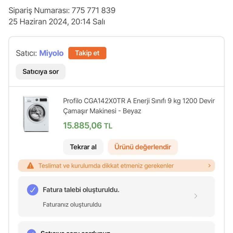 Fatura Oluşturulmadığı İçin Mağduriyet Yaşıyorum