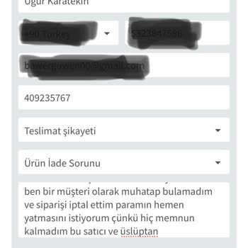 Müşteri Hizmetleri Ve Satıcı Arasında Sıkışan Sipariş