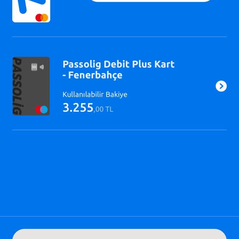 Passolig Kartımdaki Parayı Çekemiyorum