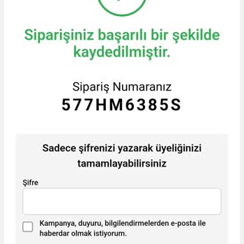 Sipariş Bilgisi Eksikliği Ve Acil Dönüş Talebi
