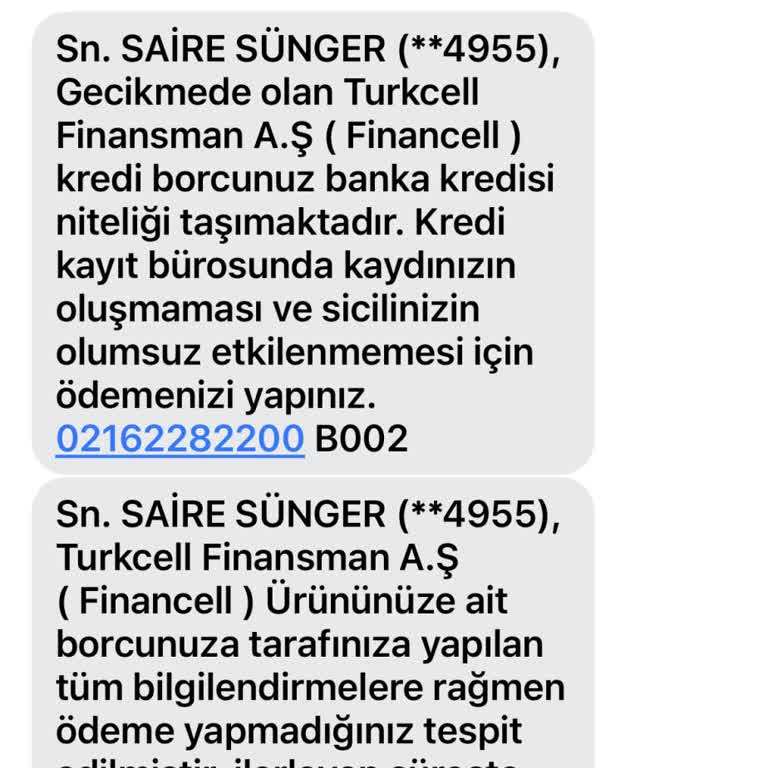 Yanlış Borç Bilgisiyle Sürekli Rahatsız Edilme