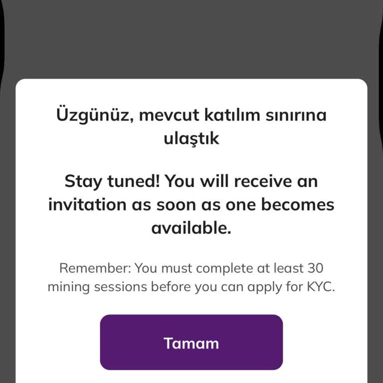 Pi Coin Uygulamasında KYC Başvuru Sorunu
