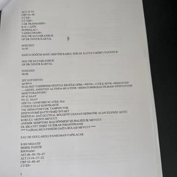 Doğum Sonrası Yetersiz Müdahale Ve Kan Bulma Krizi