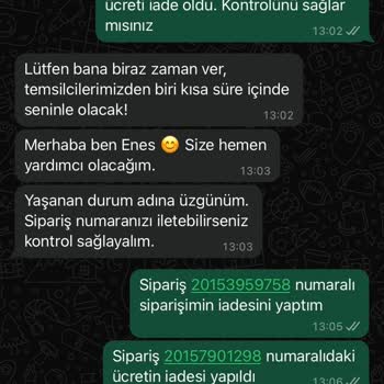 Yanlış İade İşlemi Ve Müşteri Hizmetleri Sorunu