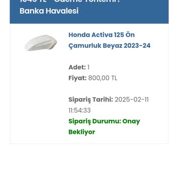 Siparişim Onaylanmadı, Param İade Edilmedi!