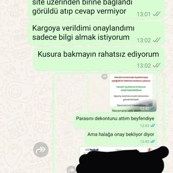 Siparişim Onaylanmadı, Param İade Edilmedi!