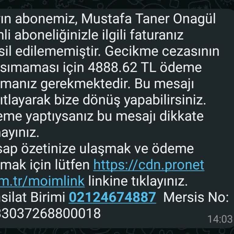 Taahhütsüz Faturalandırma Sorunu