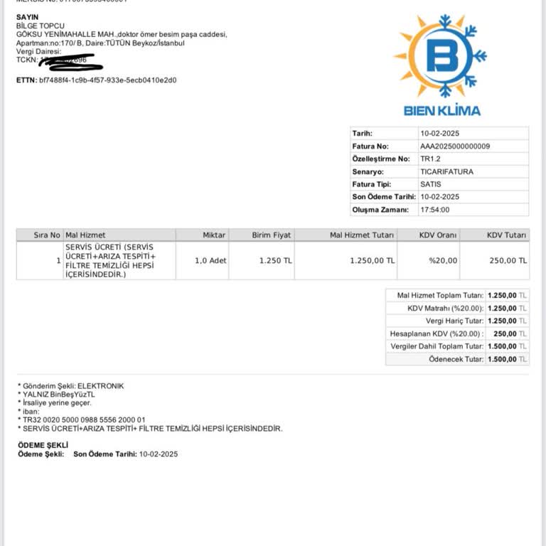 Bosch Klima Servis Ücreti Ve Arızası