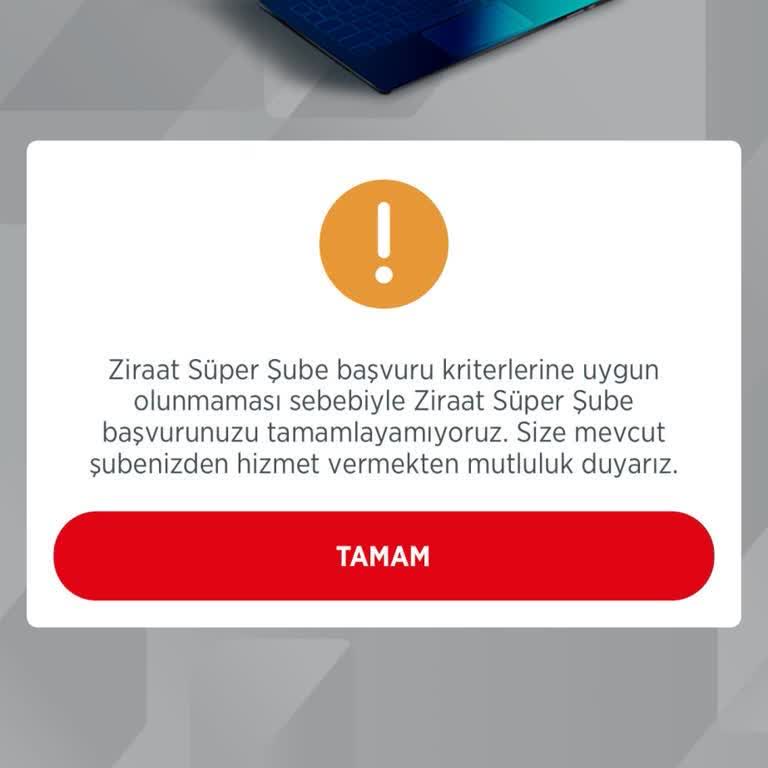 Ziraat Süper Şube Başvuru Sorunu Ve Çözüm Arayışı