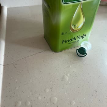 Çotanak Fındık Yağı Tenekesi Patladı, Yemek Yapamadım