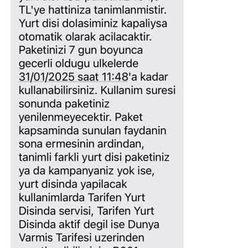 Yurt Dışı Paketleri Ve Fatura Şoku