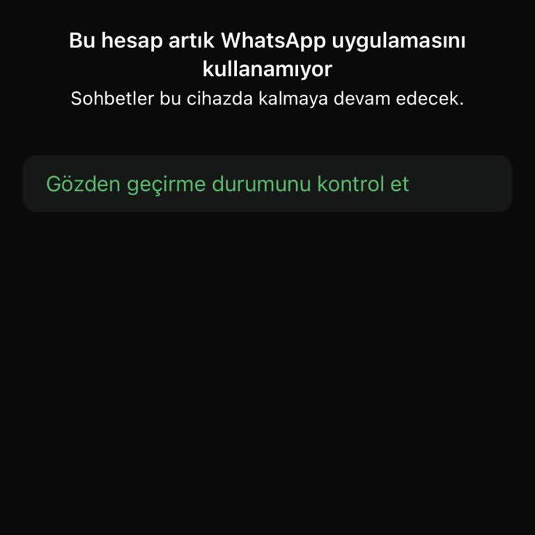WhatsApp Hesabıma Erişim Sorunu