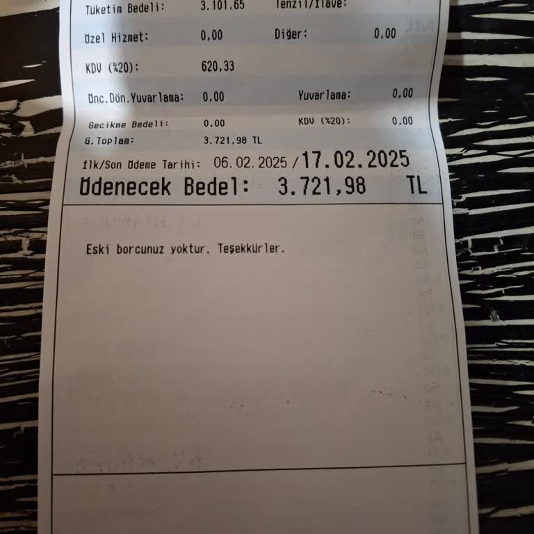 Yüksek Doğalgaz Faturası Ve Geçim Sıkıntısı