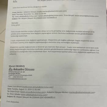 Electrolux Bulaşık Makinesi Kabusu: Arızalar Ve İptal Edilen Değişim