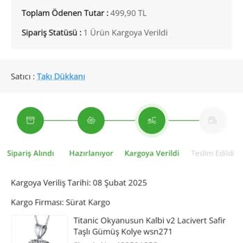 Kayıp Kolye: Özel Günümde Hayal Kırıklığı