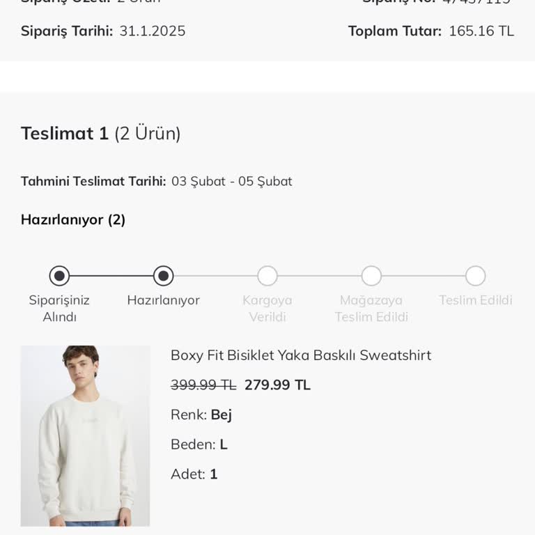 Teslimat Süresi Sorunu Ve İletişim Eksikliği