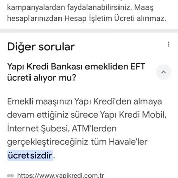 Maaş Müşterisinden Kesilen EFT Ücreti