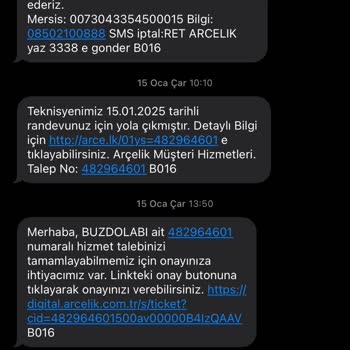 Arçelik Buzdolabı Mağduriyeti Ve Çözüm Beklentisi