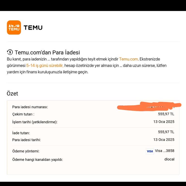 Para İadesi Bekleyen Müşteri Mağduriyeti