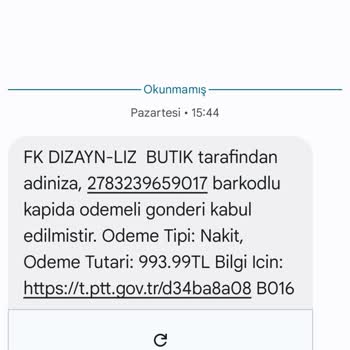 Gece İptal Edilen Siparişin Zorla Teslimatı