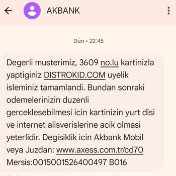 GPay İzinsiz Kredi Kartı Kullanımı Ve Üyelik Sorunu