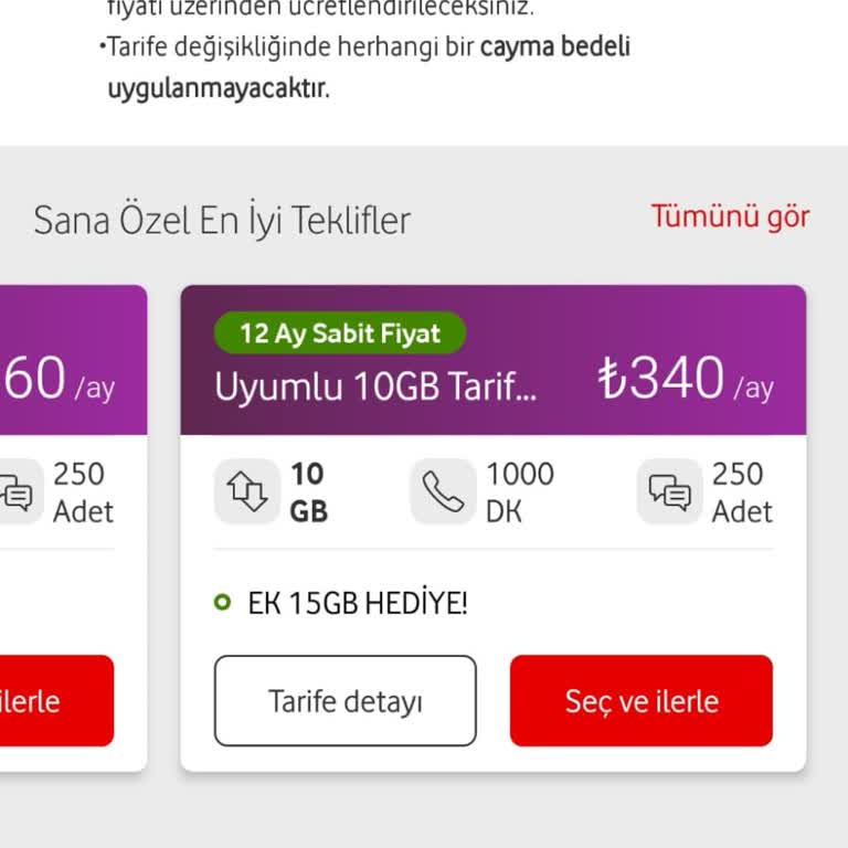 Vodafone'un Uçuk Fiyat Teklifi
