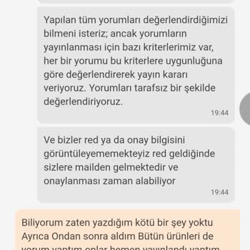 Trendyol Yorum Yayınlama Sorunu