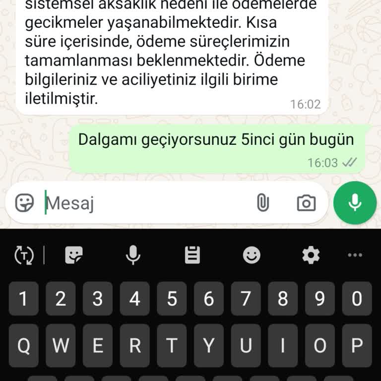 Ödeme Gecikmesi Ve Müşteri Hizmetleri Sorunu