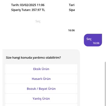 Getir'den Eksik Ürün Ve İade Sorunu