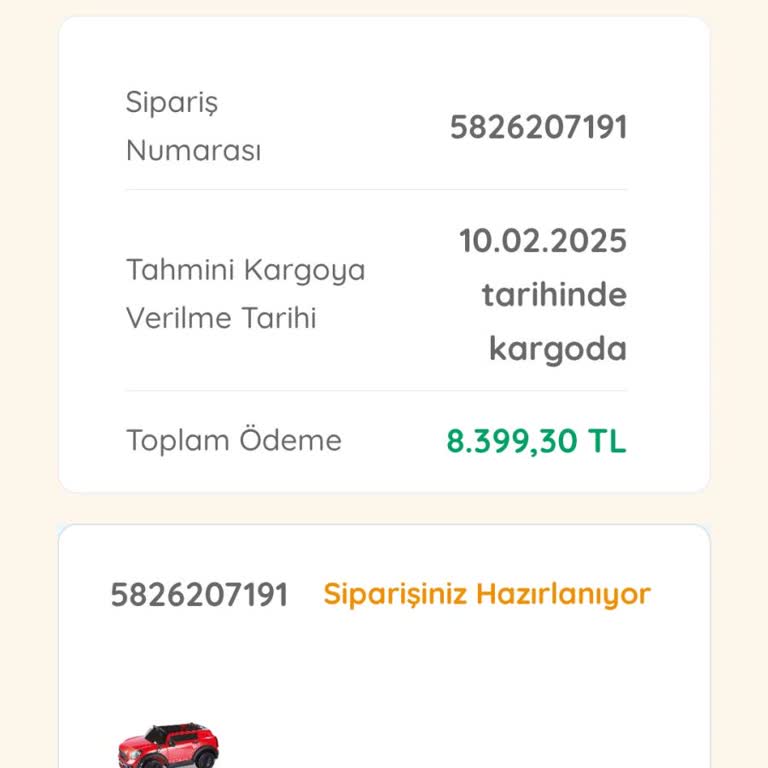 Geç Teslimat Hayal Kırıklığı