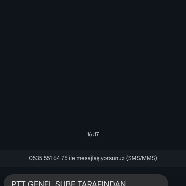 Şüpheli Mesaj Hakkında Uyarı