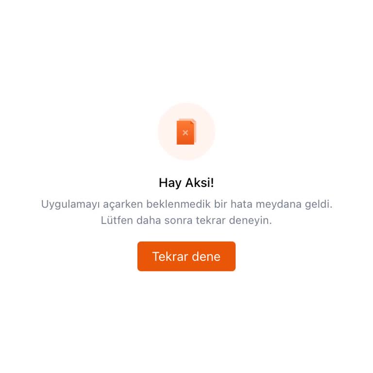 Uygulama Giriş Sorunu Ve Hayal Kırıklığı