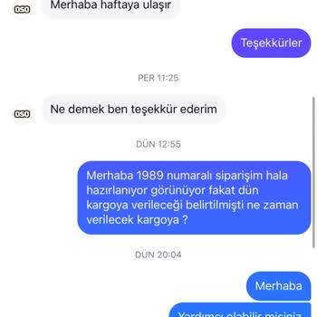 Sipariş Sonrası Uzun Bekleyiş Ve İletişim Sorunları