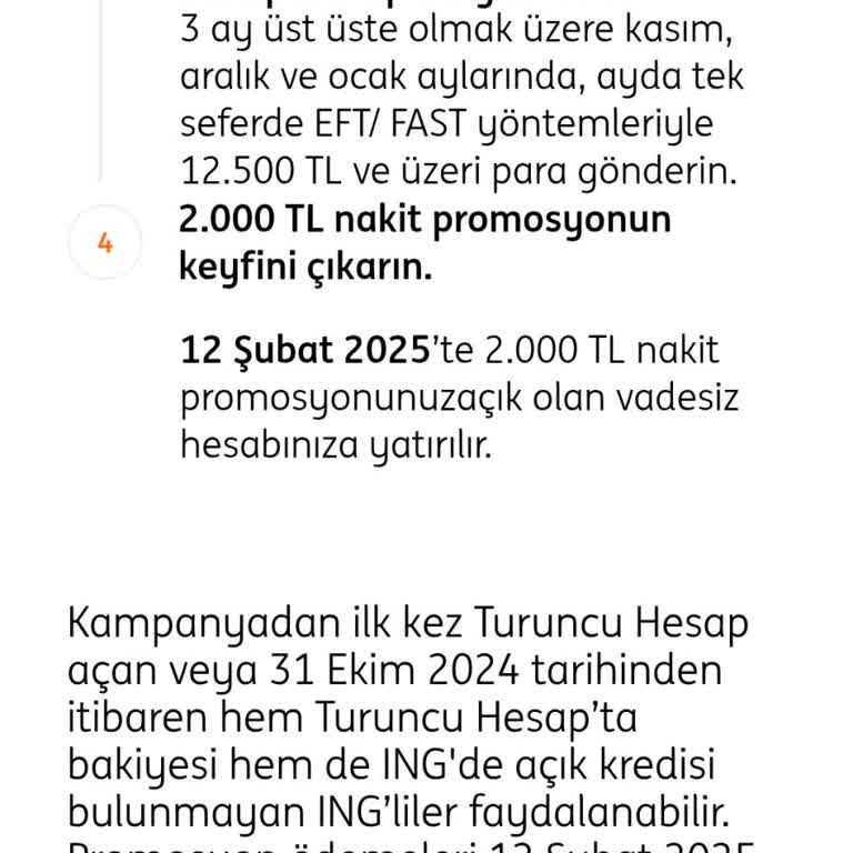 İngbank'ın E-Turuncu Hesap Promosyonunu Geciktirmesi